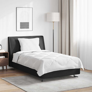 Duntäcke med kudde 2 pcs Vit Mikrofiber