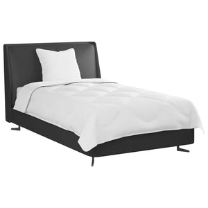 Duntäcke med kudde 2 pcs Vit Mikrofiber