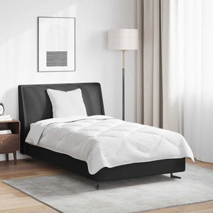 Duntäcke med kudde 2 pcs Vit Mikrofiber