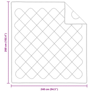 Sommar Duvet med kudde 3 pcs Vit Mikrofiber
