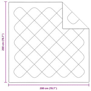 Duntäcke med Kuddar 3 pcs Vit Mikrofiber och Dunfjäder