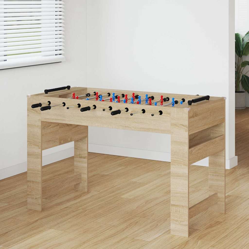 Foosballbord Sonoma-ek 125 x 60,5 x 80 cm Konstruerat trä