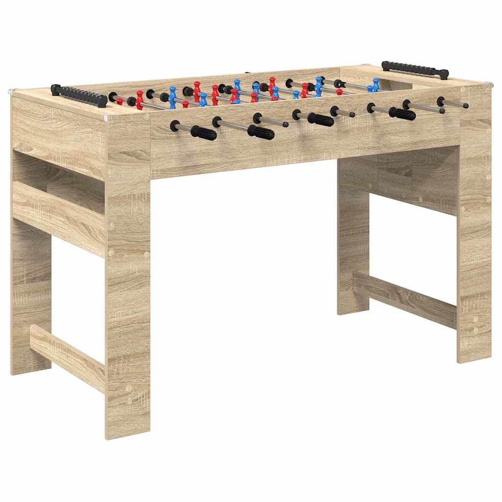 Foosballbord Sonoma-ek 125 x 60,5 x 80 cm Konstruerat trä