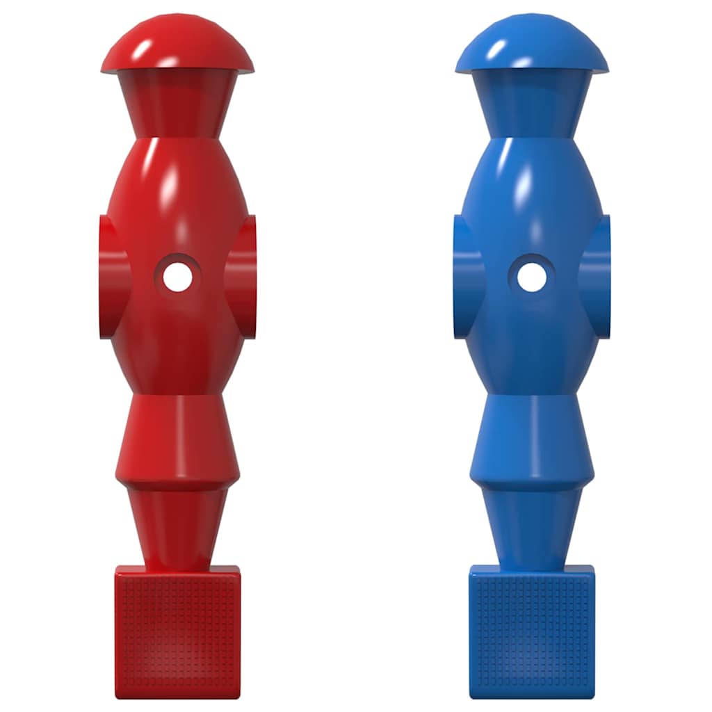 Fotbollsbordsspelare 22 pcs Blå och Röd 2,4 x 2,1 x 9,7 cm PP