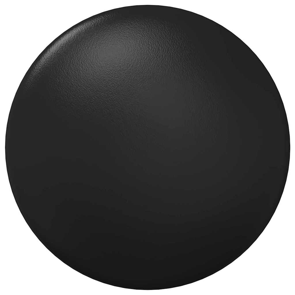 Foosball Table End Caps 10 st Svart 1,5 x 1,5 x 1 cm PP