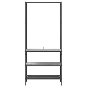 Klädhängare Grå sonoma 77 x 30 x 171 cm Konstruerat trä