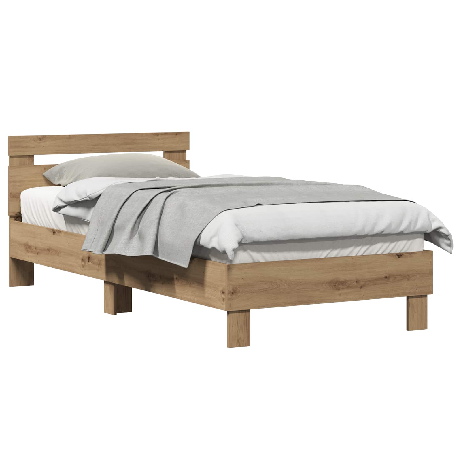 Sängram Artisan Ek 203 x 95 x 70 cm Konstruerat trä