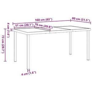 Trädgårdsmöbelset 7 pcs Brun Poly rattan