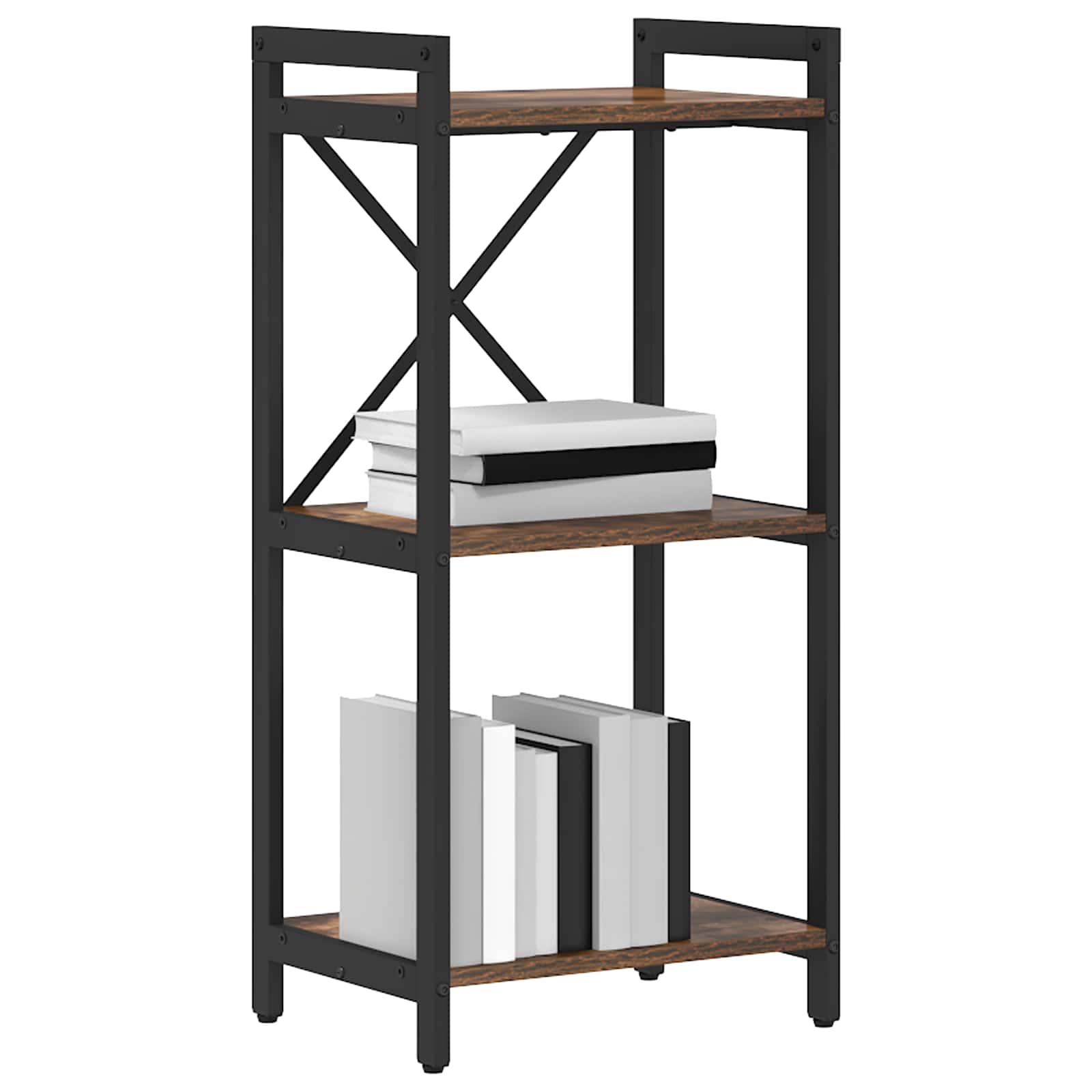 Hyllsystem 40 x 30 x 85 cm Konstruerat trä Rökt ek