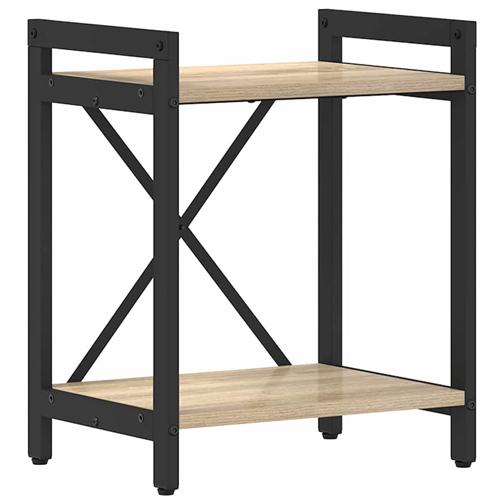 Hyllsystem 40 x 30 x 50 cm Konstruerat trä Sonoma-ek
