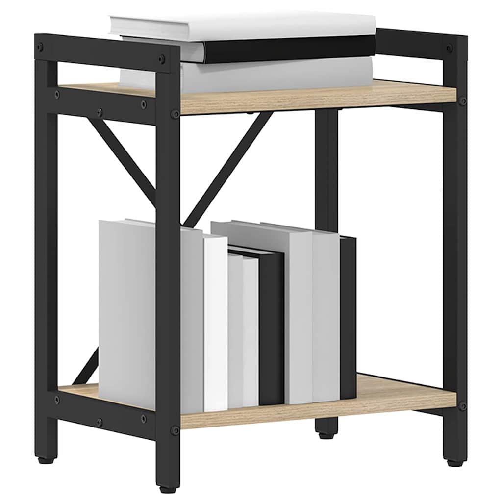 Hyllsystem 40 x 30 x 50 cm Konstruerat trä Sonoma-ek
