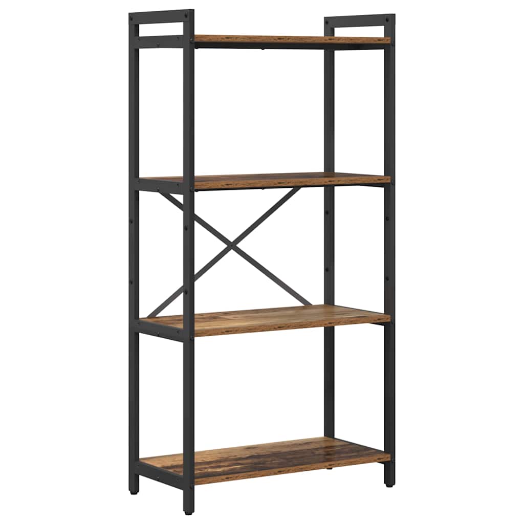 Hyllsystem 60 x 30 x 120 cm Konstruerat trä Gammalt trä
