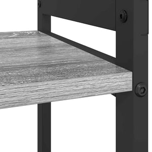 Hyllsystem Grå sonoma 60 x 30 x 85 cm Konstruerat trä