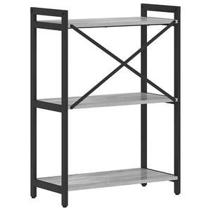 Hyllsystem Grå sonoma 60 x 30 x 85 cm Konstruerat trä