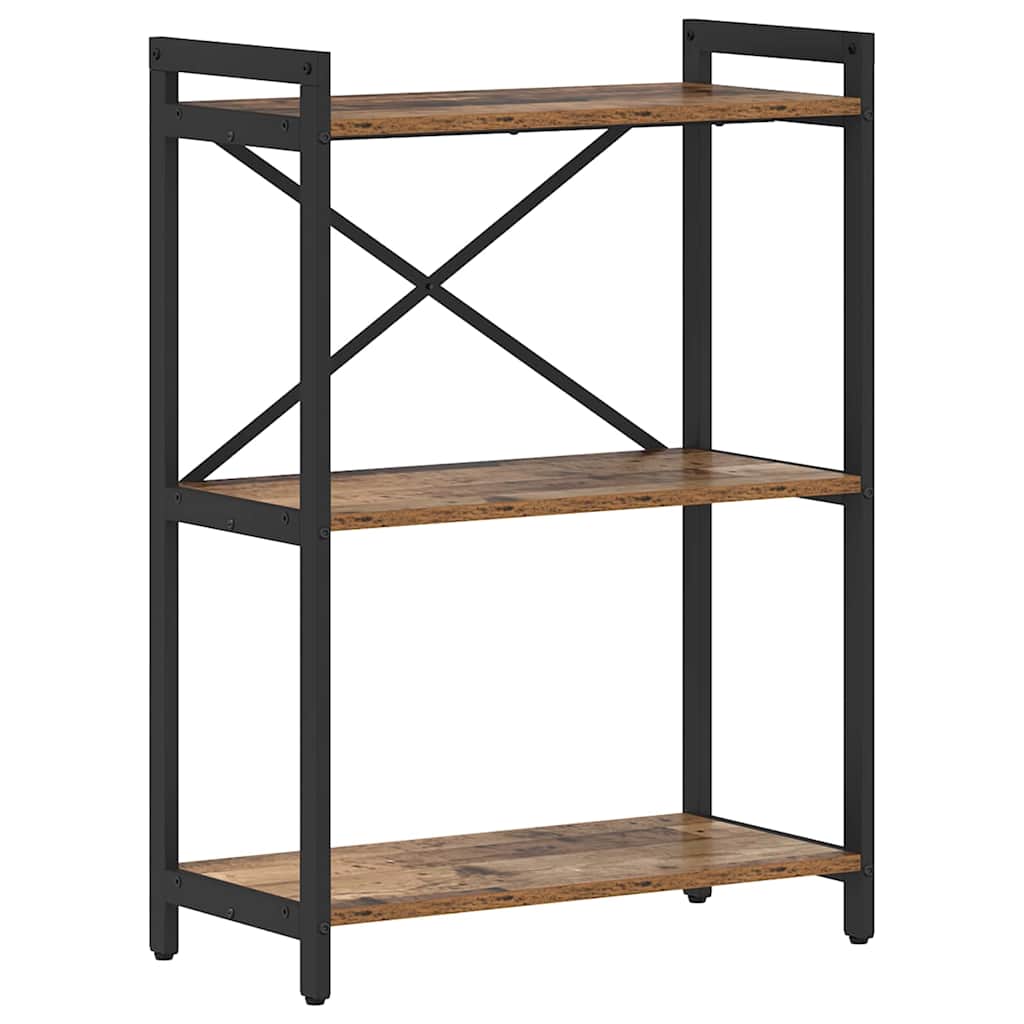 Hyllsystem 60 x 30 x 85 cm Konstruerat trä Gammalt trä