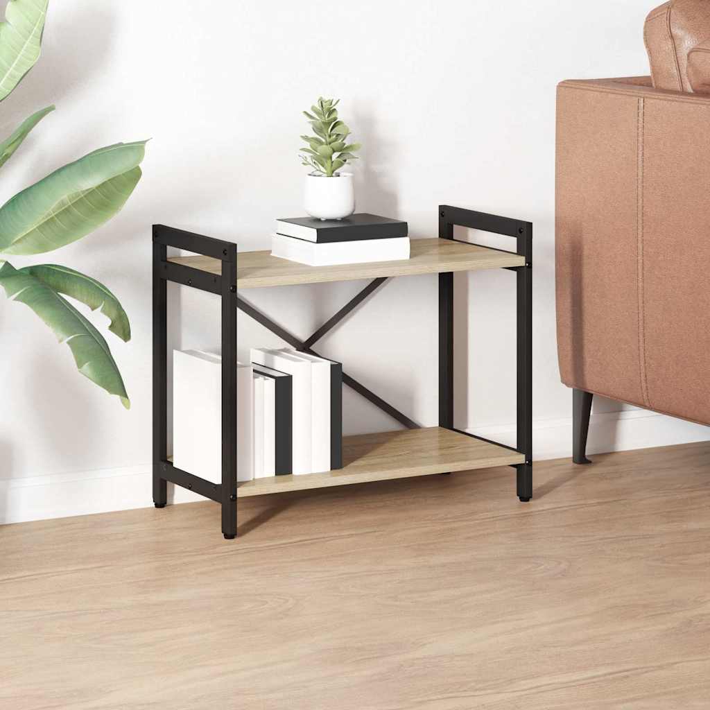Hyllsystem 60 x 30 x 50 cm Konstruerat trä Sonoma-ek