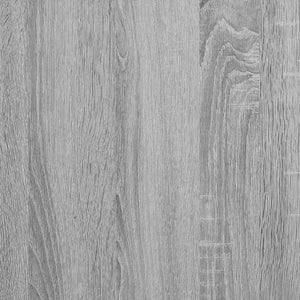 Hyllsystem Grå sonoma 80 x 30 x 120 cm Konstruerat trä