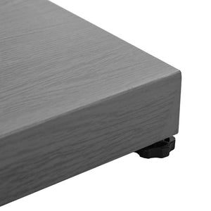 Parasollfot Mörk Grå Trälook 45 x 45 x 31,5 cm