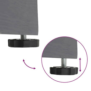 Parasollfot Mörk Grå Trälook 45 x 45 x 31,5 cm