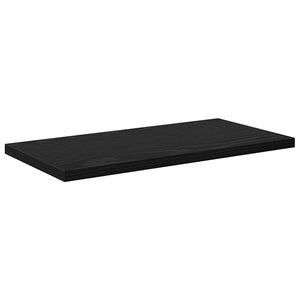 Bokhylla Bräda 4 pcs Svart 40 x 20 x 1.5 cm Konstruerat trä