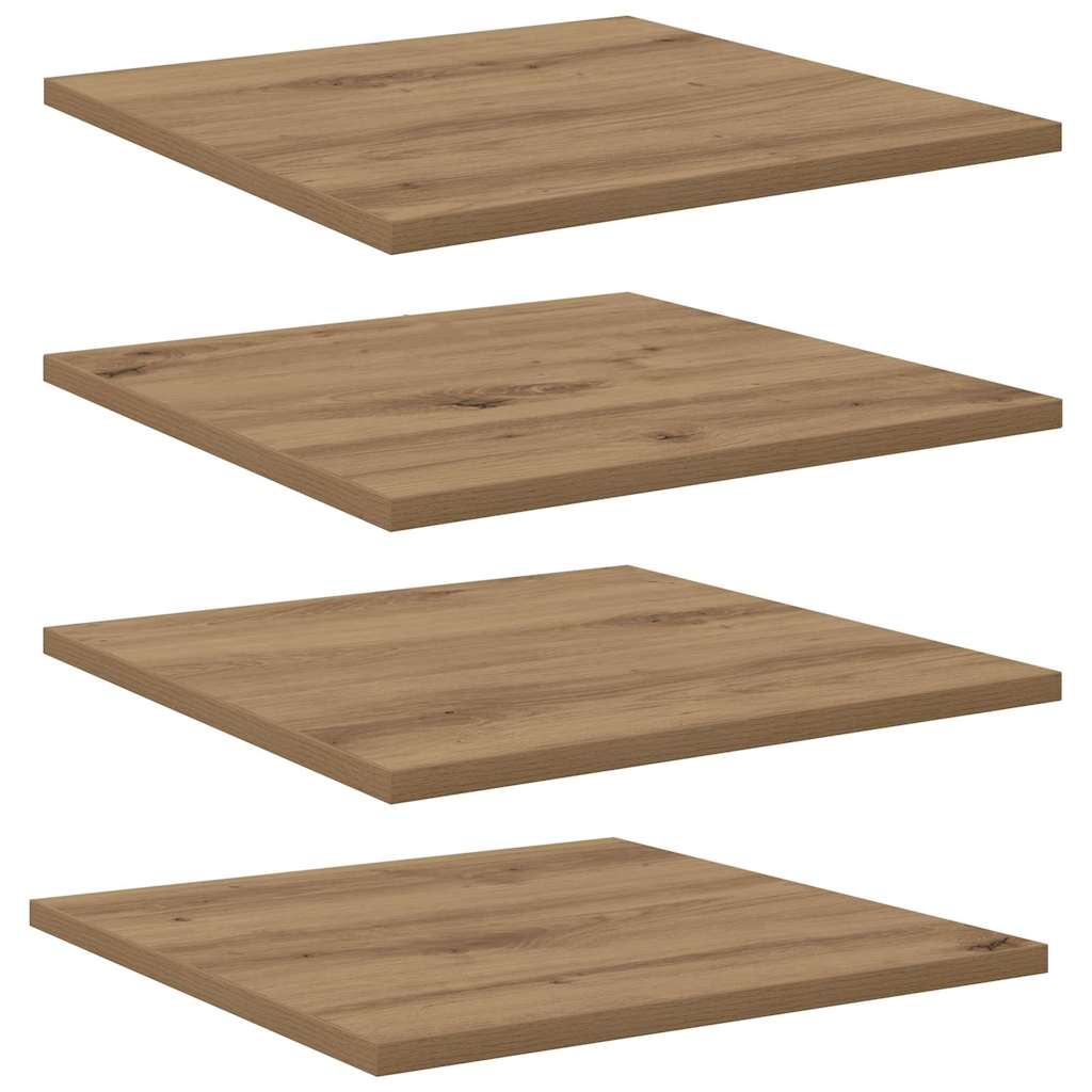 Bokhylla Bräda 3 nivåer 4 st 40 x 40 x 1,5 cm Konstruerat trä