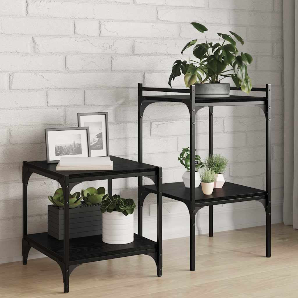 Bokhylla Bräda 3 nivåer 4 st 40 x 40 x 1,5 cm Konstruerat trä