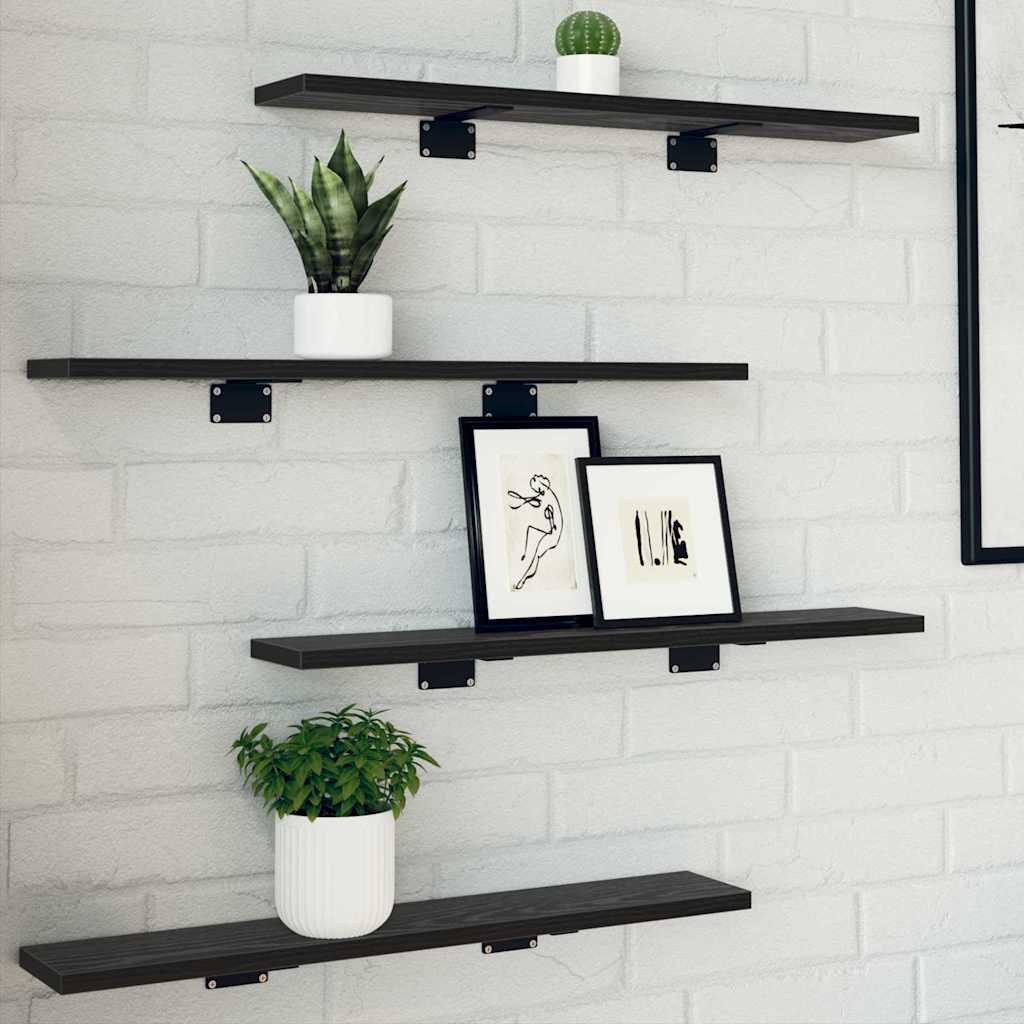 Bokhylla Bräda 3 nivåer 4 st 60 x 10 x 1,5 cm Konstruerat trä