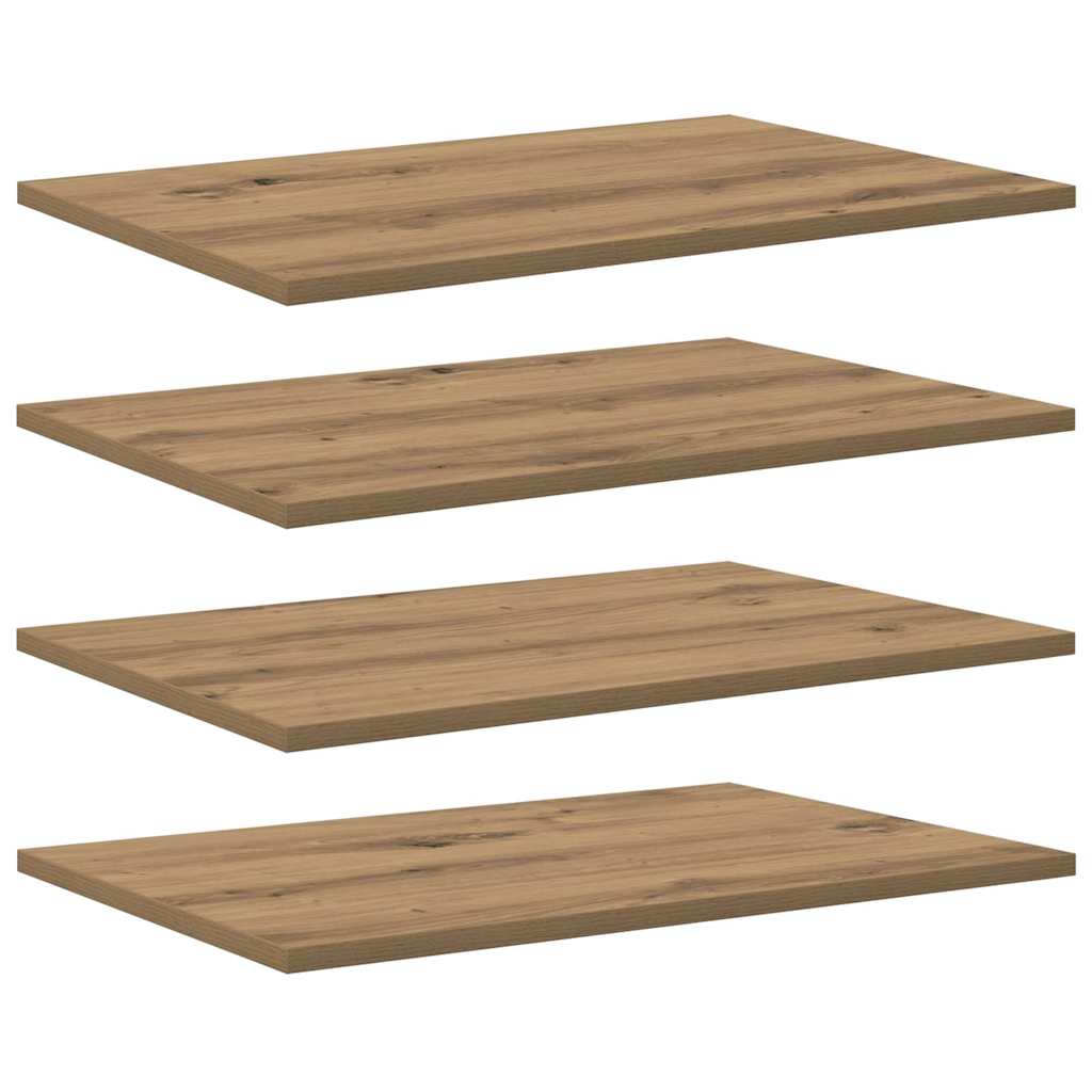 Bokhylla Bräda 3 nivåer 4 st 60 x 40 x 1,5 cm Konstruerat trä