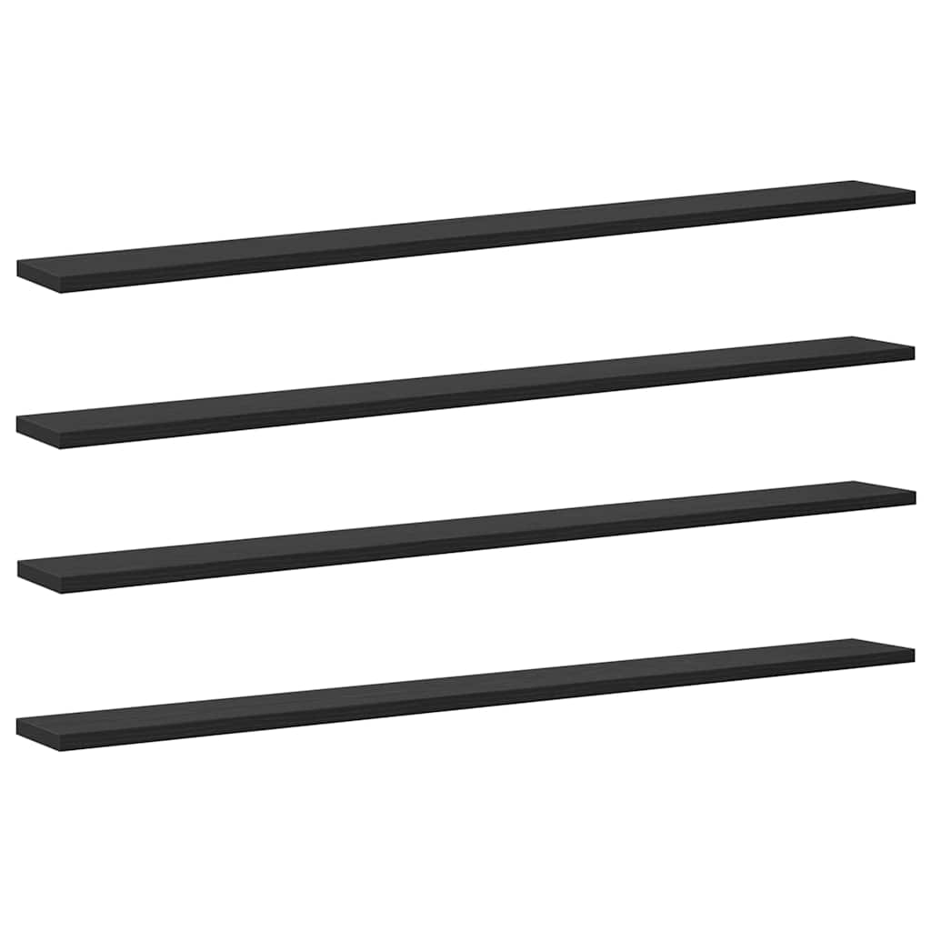 Bokhylla Bräda 3 nivåer 4 st 100 x 10 x 1,5 cm Konstruerat trä