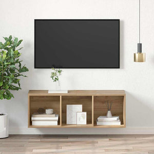 TV-bänkset Artisan Ek 37 x 37 x 107 cm Konstruerat trä
