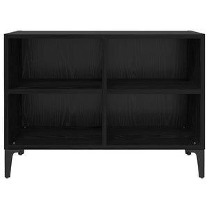 TV-bänkset Väggmonterad Svart 69,5 x 30 x 50 cm Konstruerat trä