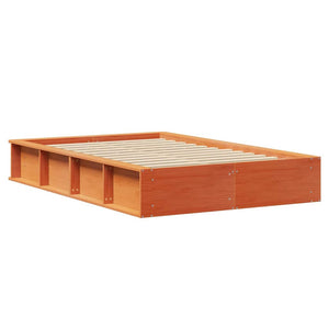 Sängram Vaxbrun 120 x 200 cm Massiv furu