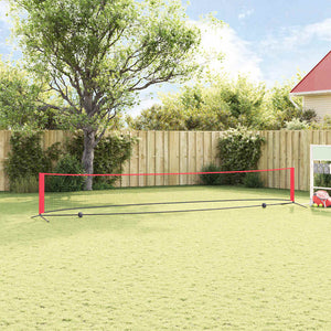 Tennis Nät Svart och röd 595 x 90.5 x 87 cm Polyester
