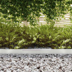 Kant för gräsmatta Silver 450 x 0.05 x 15 cm Rostfritt stål