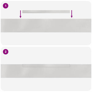 Kant för gräsmatta Silver 450 x 0.05 x 15 cm Rostfritt stål