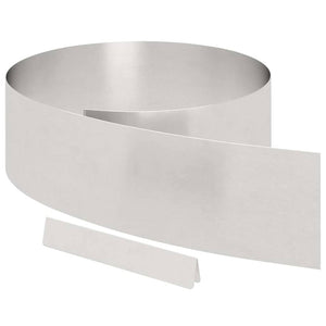 Kant för gräsmatta Silver 450 x 0.05 x 15 cm Rostfritt stål
