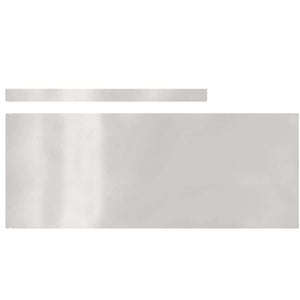 Kant för gräsmatta Silver 450 x 0.05 x 15 cm Rostfritt stål