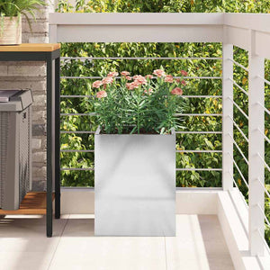 Trädgårdsplanterare Rostfritt stål 32 x 32 x 40 cm