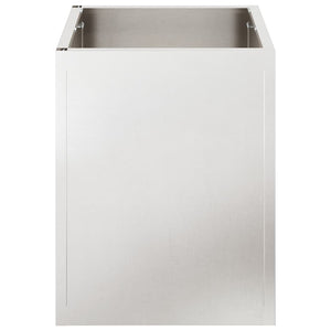 Trädgårdsplanterare Rostfritt stål 32 x 32 x 40 cm