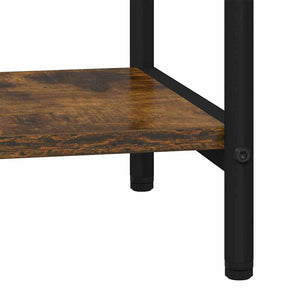 Hyllsystem Rökt ek 60 x 30 x 146 cm Konstruerat trä