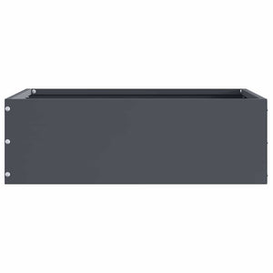 Kant för gräsmatta 6 pcs Antracit 40 x 40 x 13 cm Stål