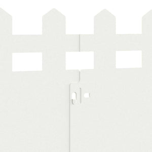 Gräskanter 20 pcs Vit 103 x 0,05 x 22 cm Stål