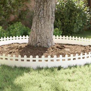 Gräskanter 20 pcs Vit 103 x 0,05 x 22 cm Stål