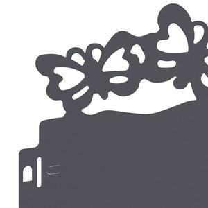 Gräskanter 30 pcs Antracit 103 x 0,05 x 22 cm Stål