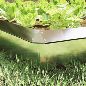 Snigelfence Silver 13,5 x 13,5 x 25 cm Rostfritt stål