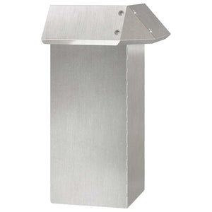 Snigelfence Silver 13,5 x 13,5 x 25 cm Rostfritt stål