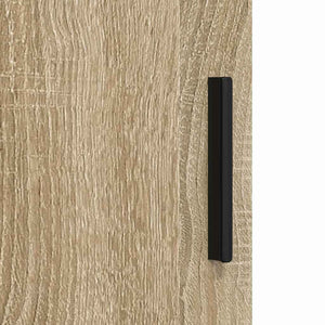 Badrumsmöbelset 3 pcs Sonoma-ek Konstruerat trä & Metall