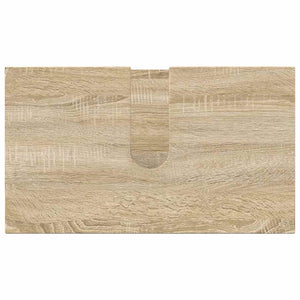 Badrumsmöbelset 3 pcs Sonoma-ek Konstruerat trä & Metall