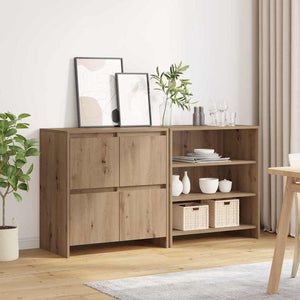 Sideboard 2 pcs Artisan Ek 70 x 41 x 75 cm Konstruerat trä