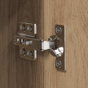 Vägg TV Skåp Väggmonterad 4 pcs Artisan Ek Konstruerat trä